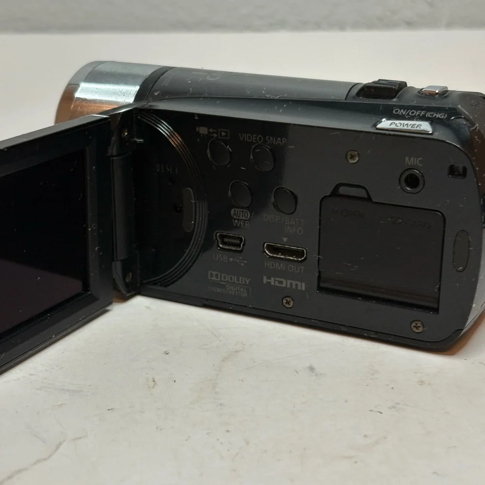 Canon VIXIA HF R21 Black HD Camcorder untested no charger